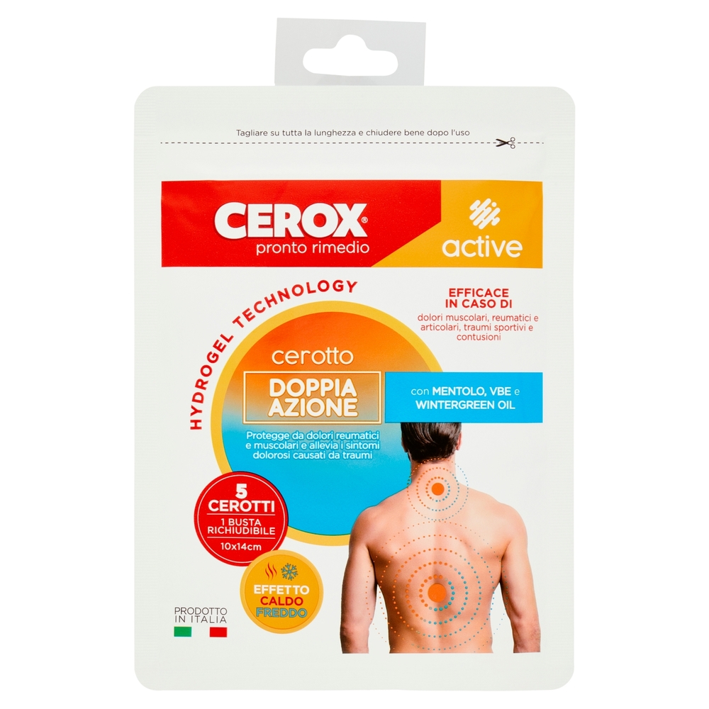 Cerox active cerotto Doppia Azione 5 pz